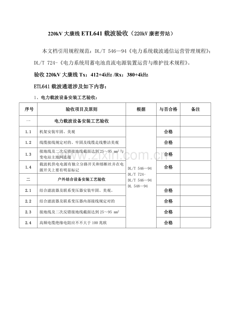 220kV康密劳专用变电站综合项目工程.doc_第1页