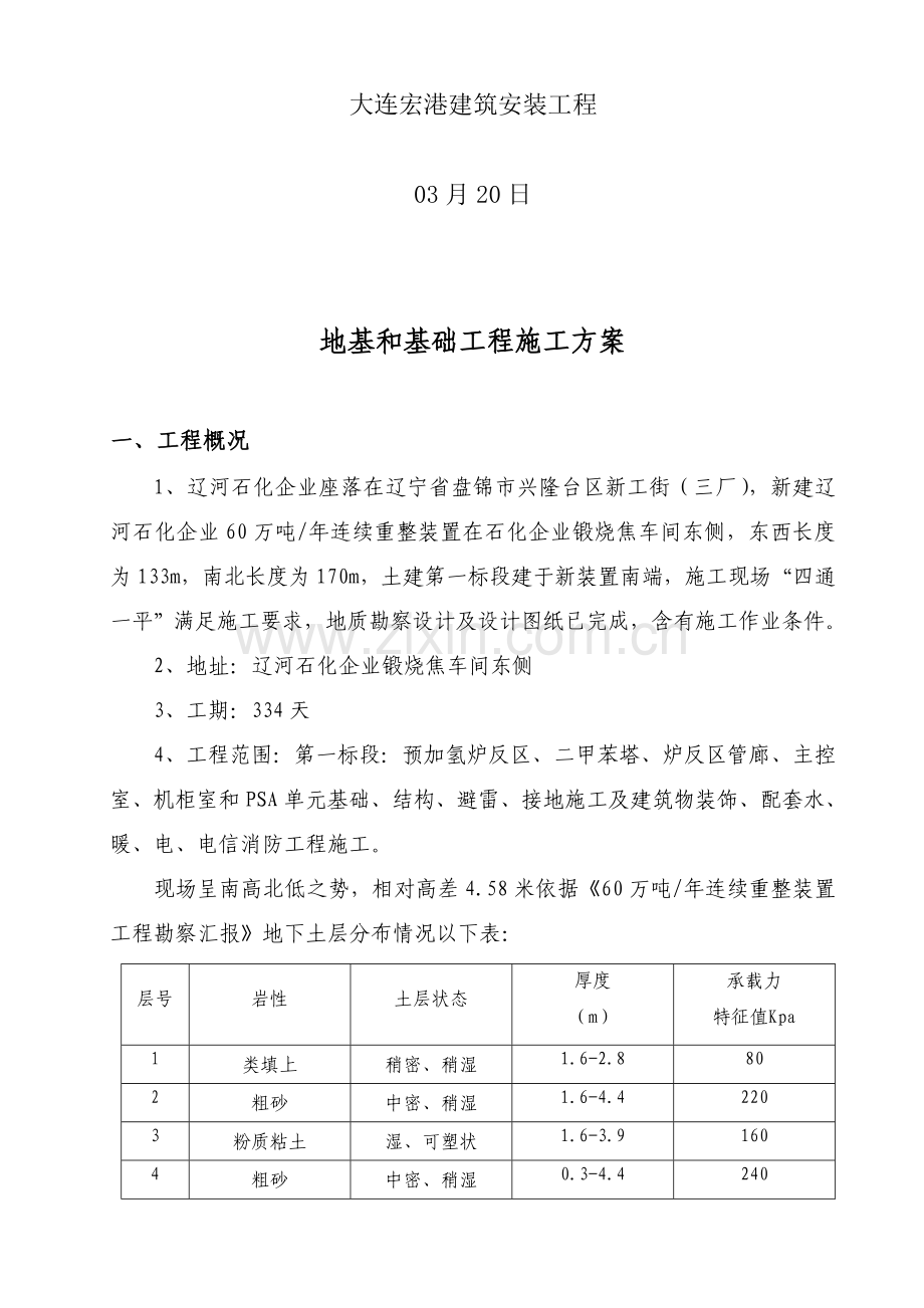 地基与基础综合标准施工专业方案.doc_第3页