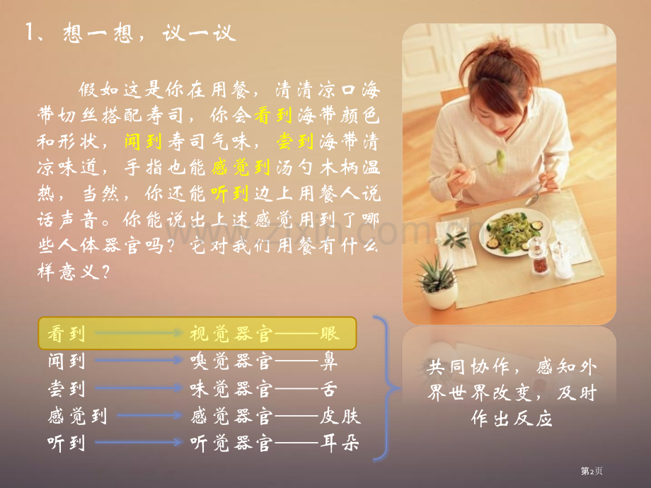 人体对外界环境的感知新课标省公开课一等奖新名师优质课比赛一等奖课件.pptx_第2页