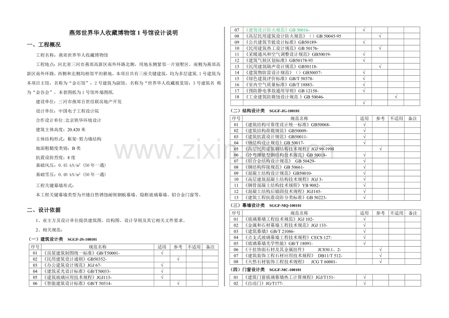 幕墙设计综合说明.doc_第1页