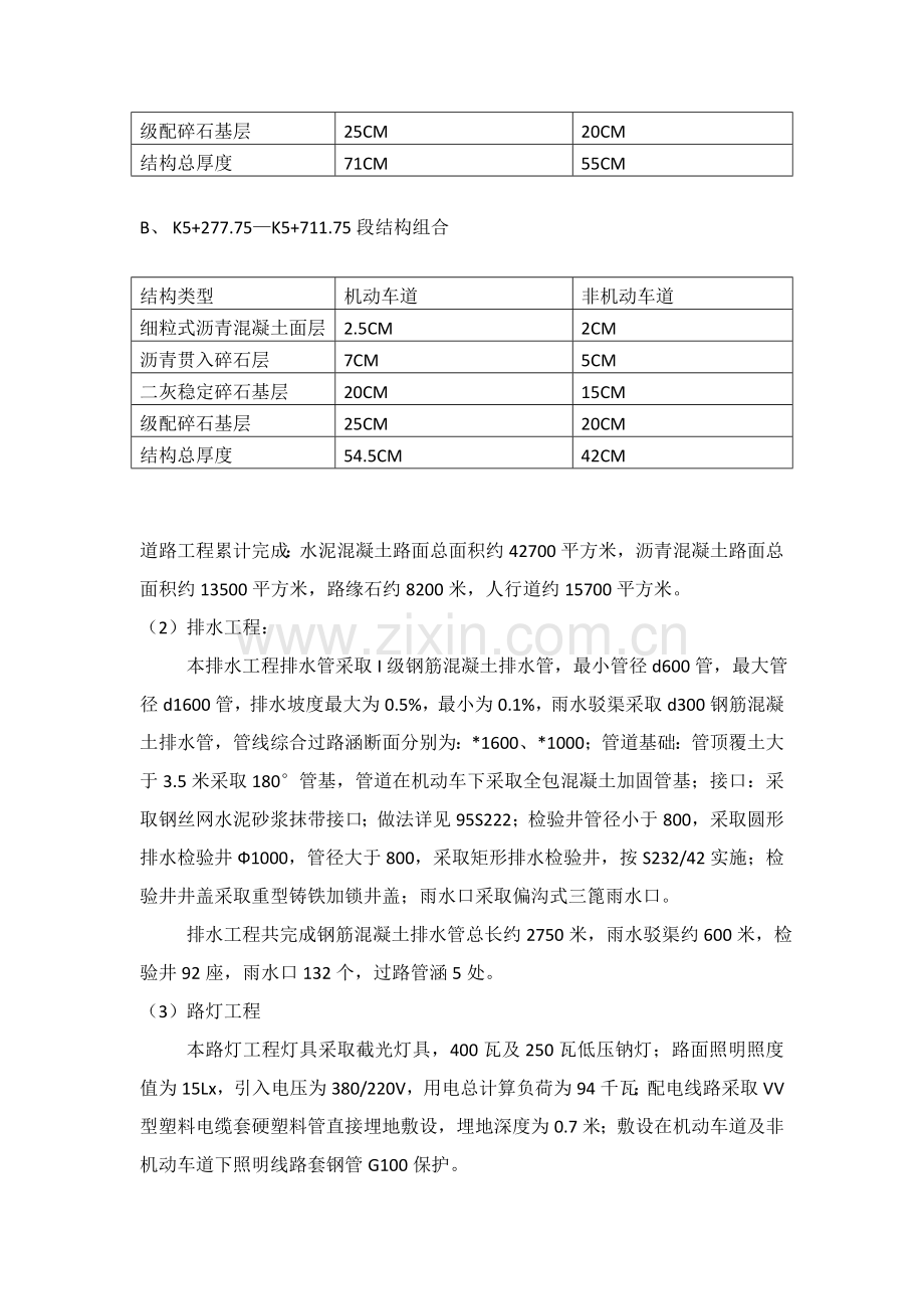 市政道路综合项目工程监理工作总结.doc_第3页