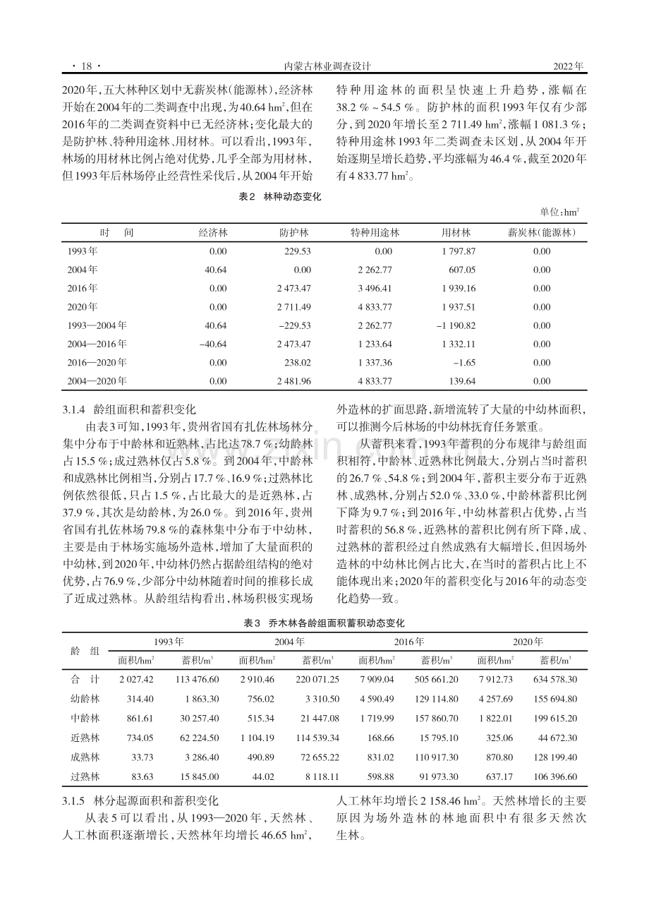 贵州省国有扎佐林场森林资源动态变化分析.pdf_第3页