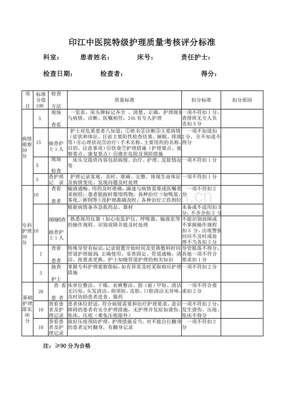 分级护理质量考核评分标准-.doc_第1页