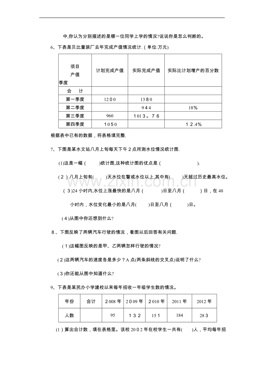 小升初数学总复习试题统计图表.doc_第2页