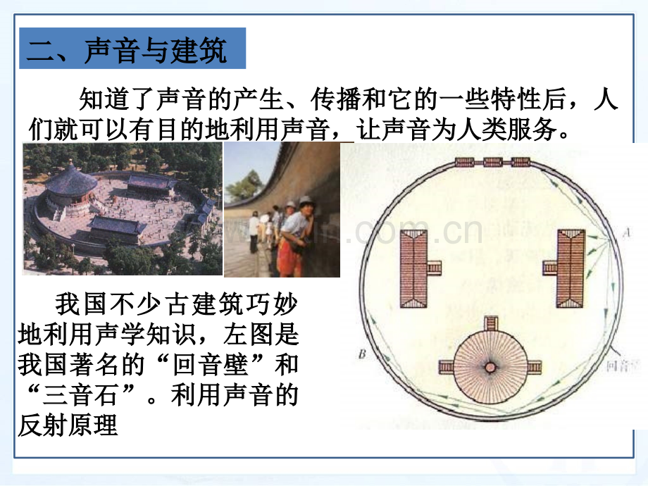 沪粤版八年级物理上册教学第二章声音与环境第节让声音为人类服务共张.ppt_第3页