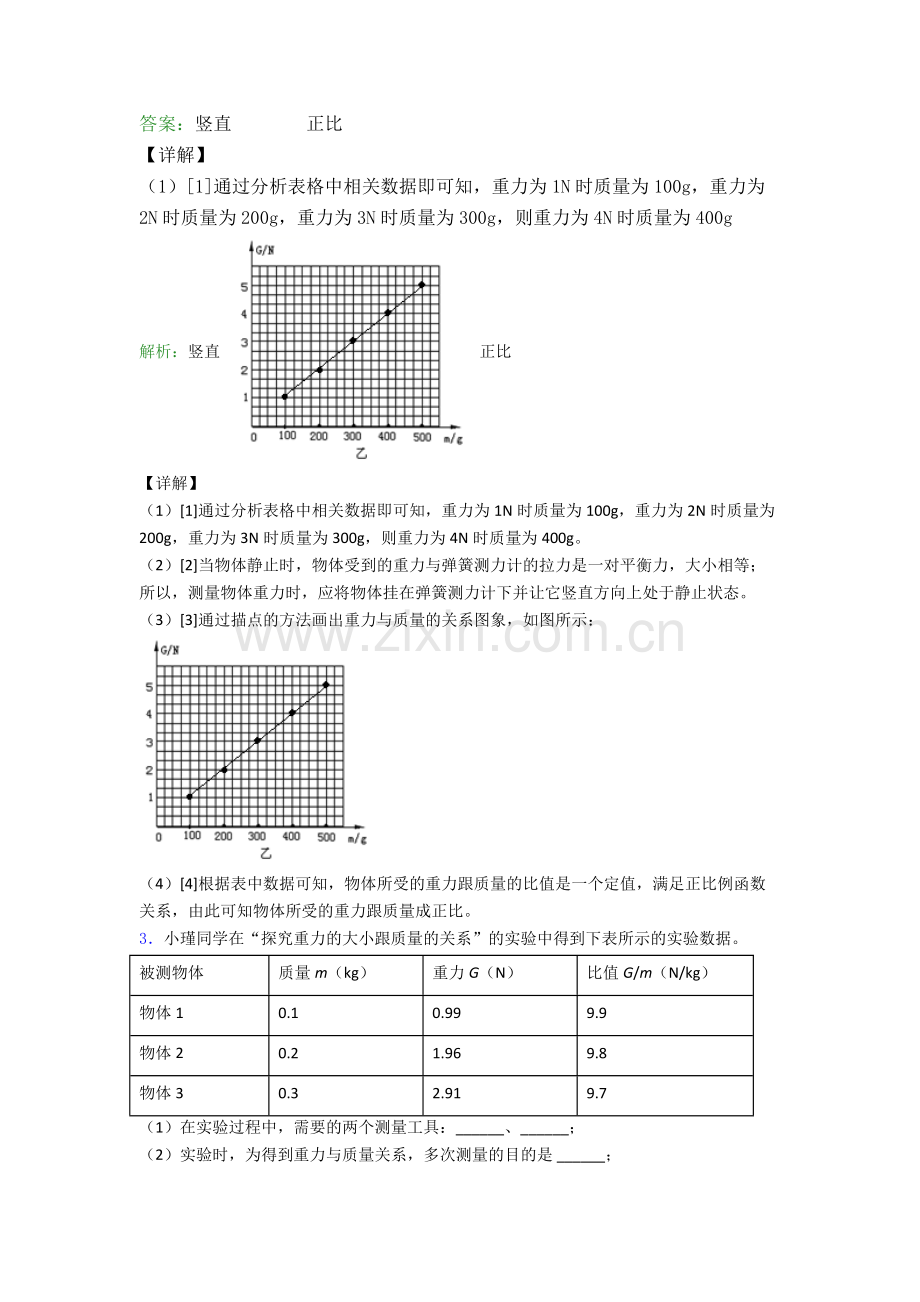 人教版八年级下册物理实验题试卷模拟练习卷(Word版含解析)(1).doc_第3页