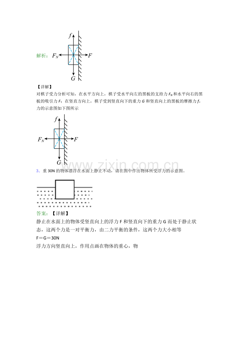 人教版八年级下册物理沈阳物理作图题试卷测试题(Word版含解析).doc_第2页