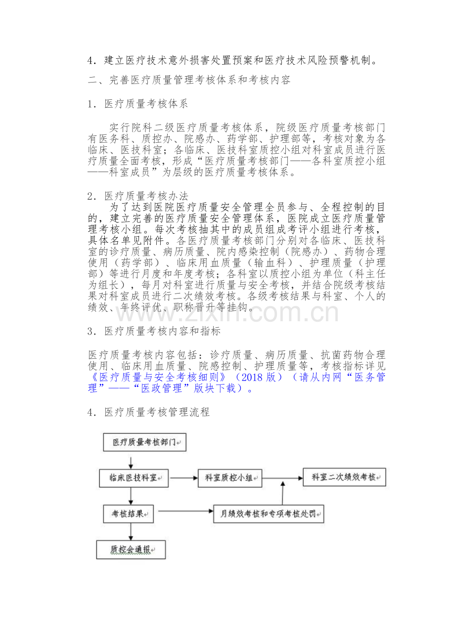 医疗质量管理和持续改进方案(2018修订版).doc_第3页