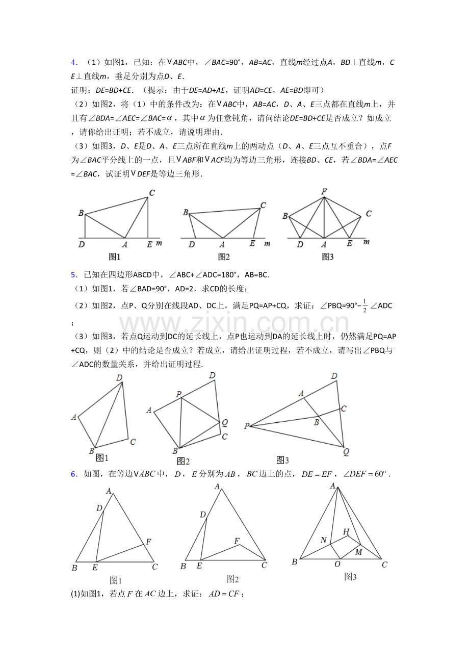 八年级上学期压轴题强化数学质量检测试题附答案.doc_第2页