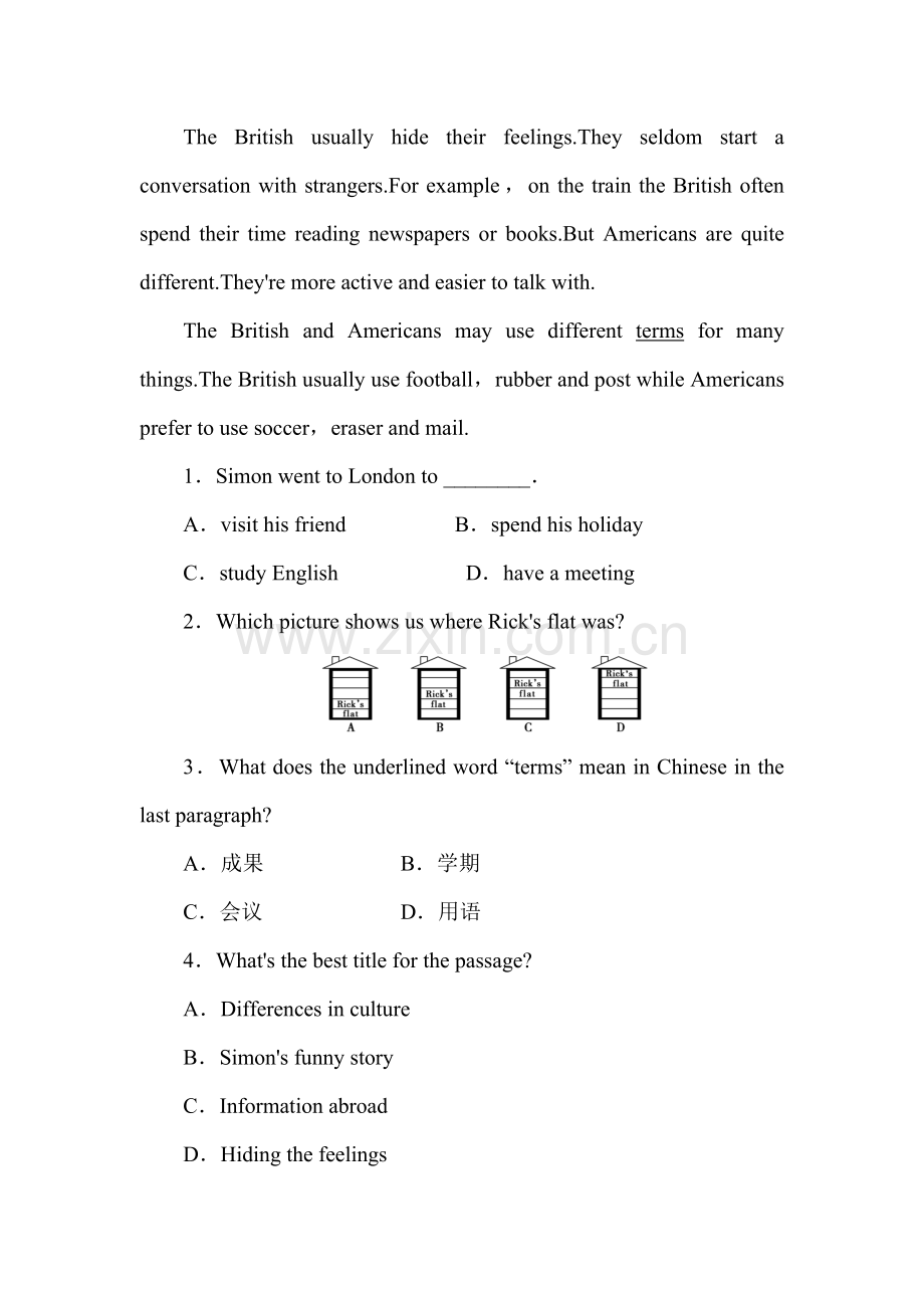 2015-2016学年高一英语上册课时作业5.doc_第2页