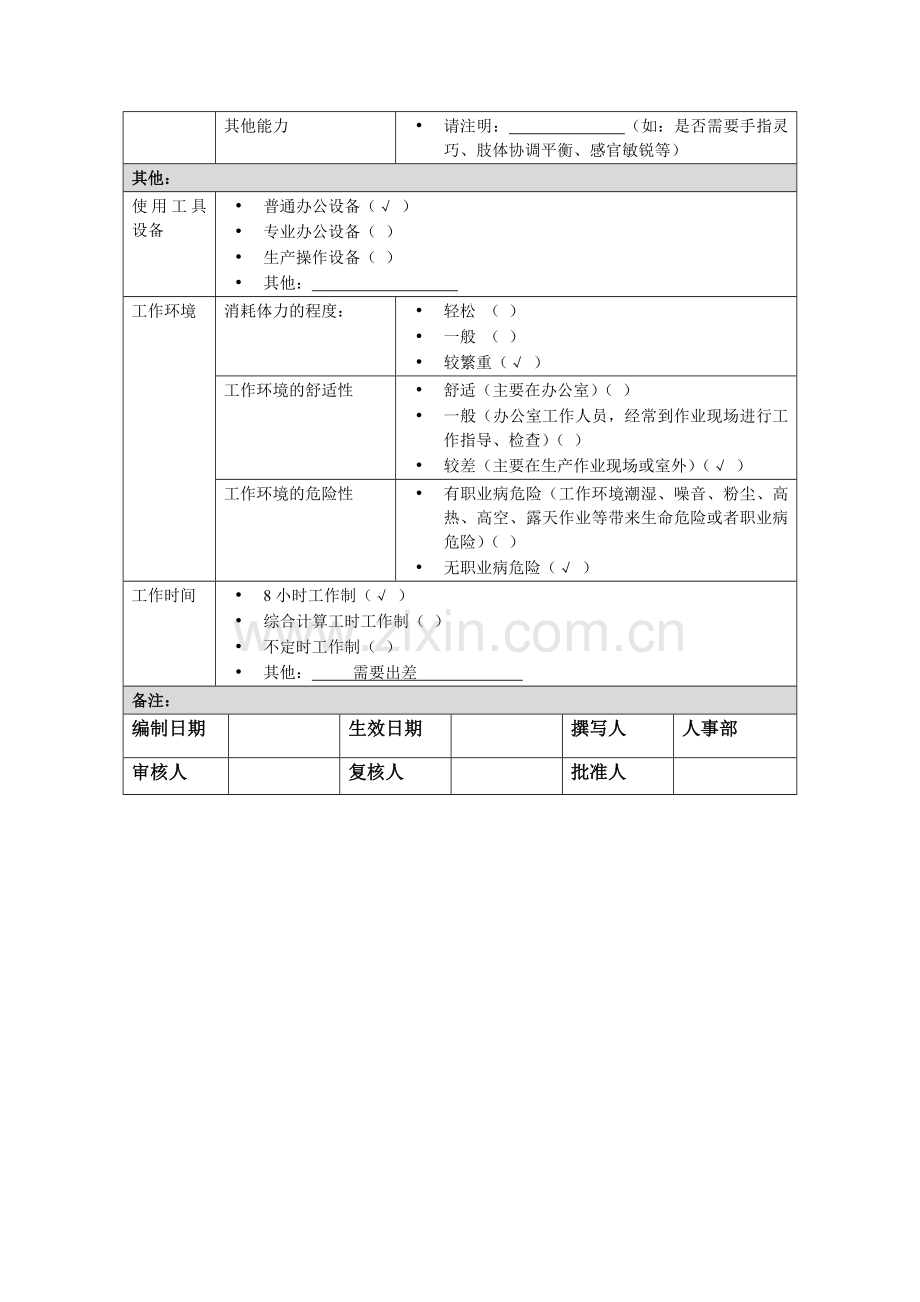 内贸业务员岗位说明书.doc_第3页