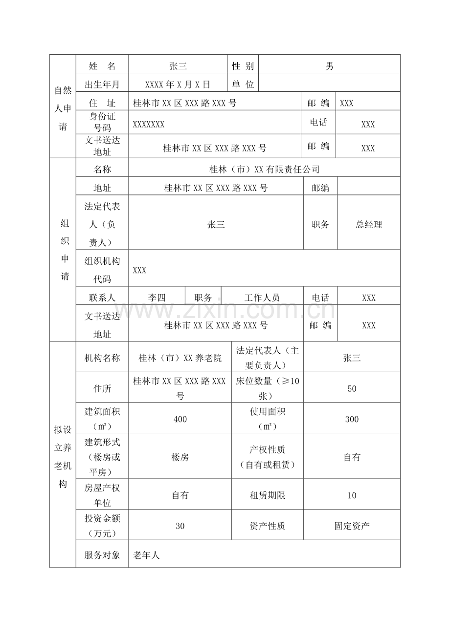 养老机构设立许可申请书.doc_第3页