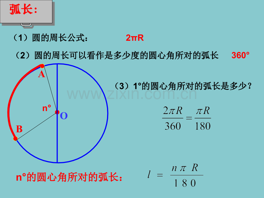 微课弧长和扇形面积优质课.ppt_第3页