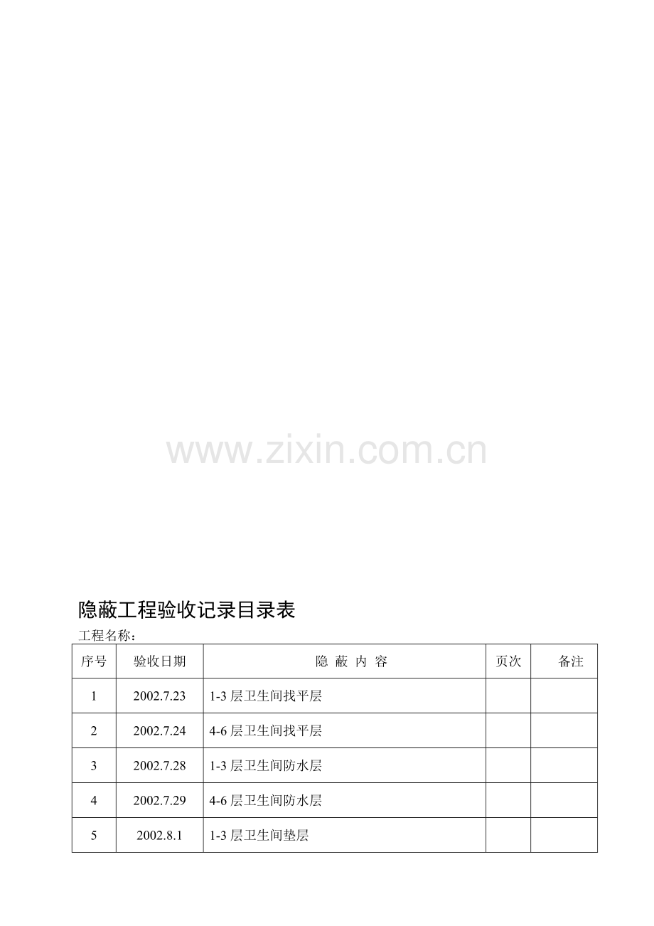 卫生间防水层工程隐蔽.doc_第1页