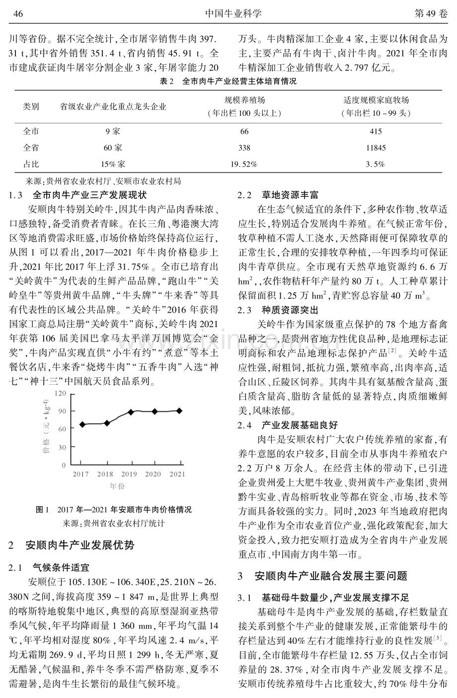 贵州省安顺市肉牛产业全产业链发展路径研究.pdf_第2页