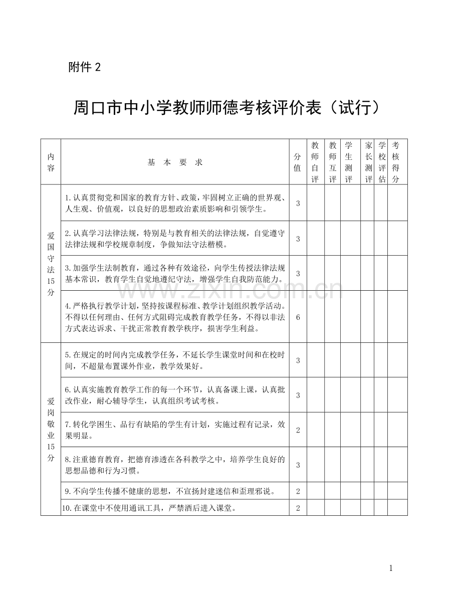 师德考核评价表.doc_第1页