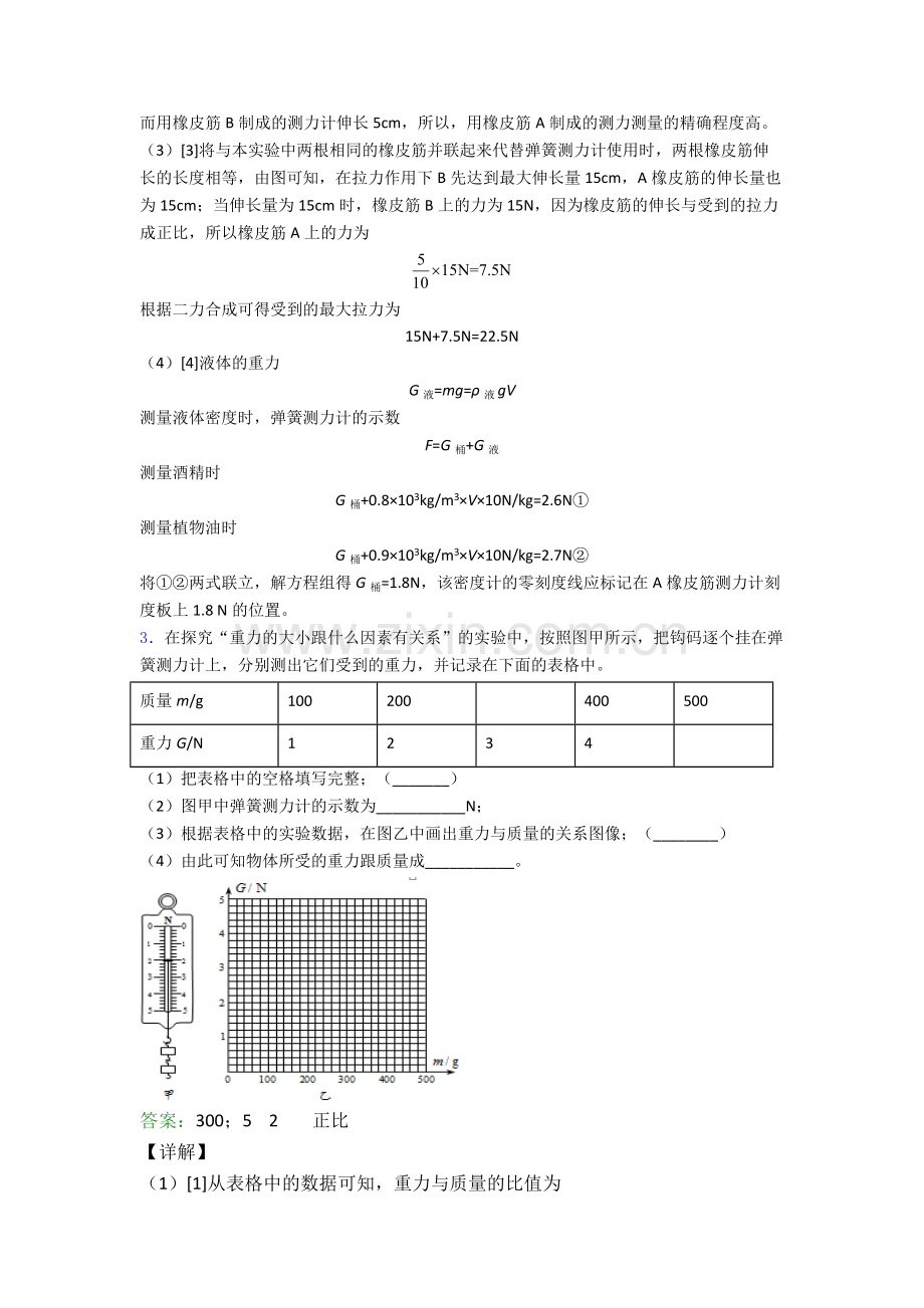 人教版八年级物理下册实验题试卷同步检测(Word版含答案).doc_第3页