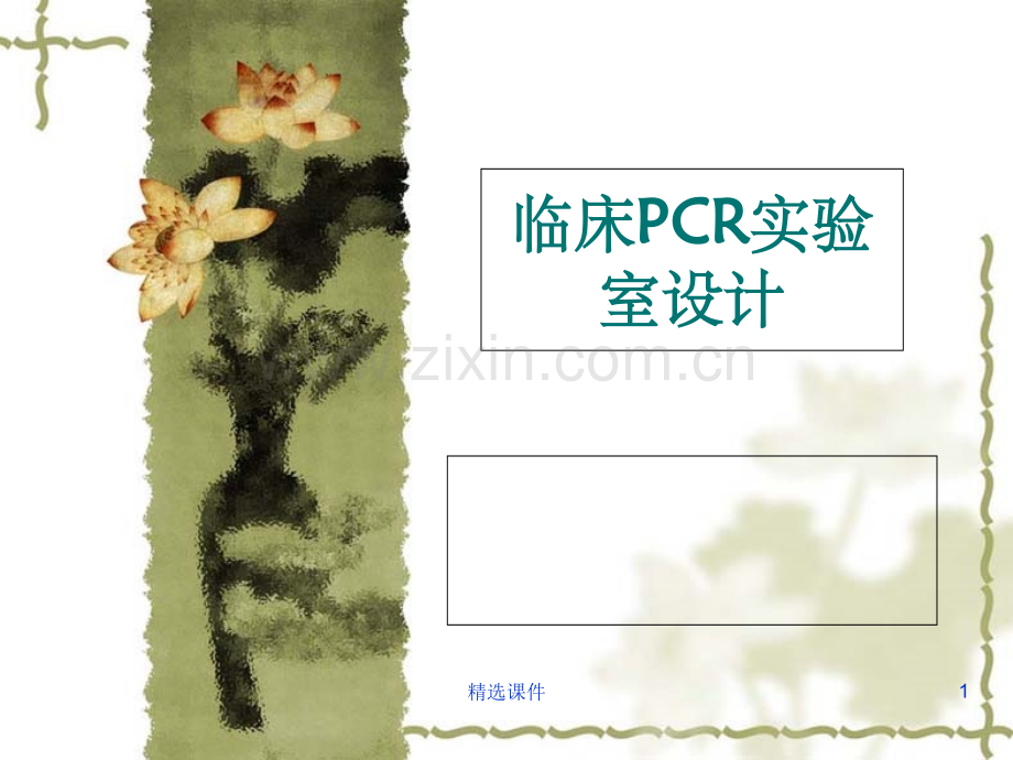 PCR实验室设计.ppt_第1页