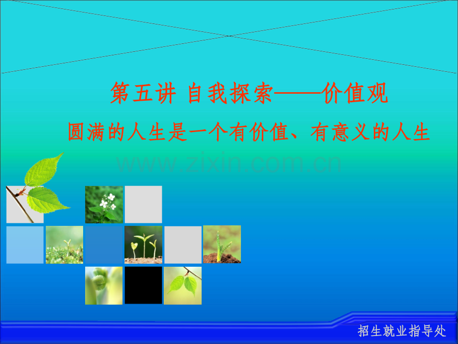 职业生涯规划课价值观.ppt_第1页