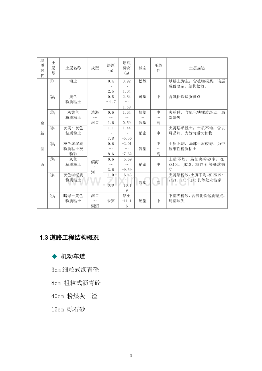 市政道路工程技术标投标书.doc_第3页