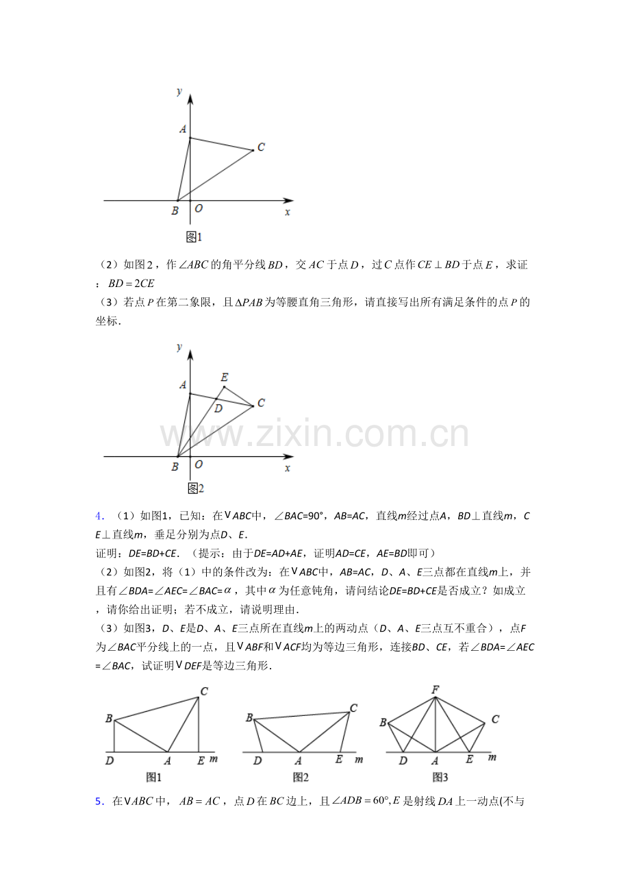 初二上册压轴题模拟数学检测试题[001].doc_第2页