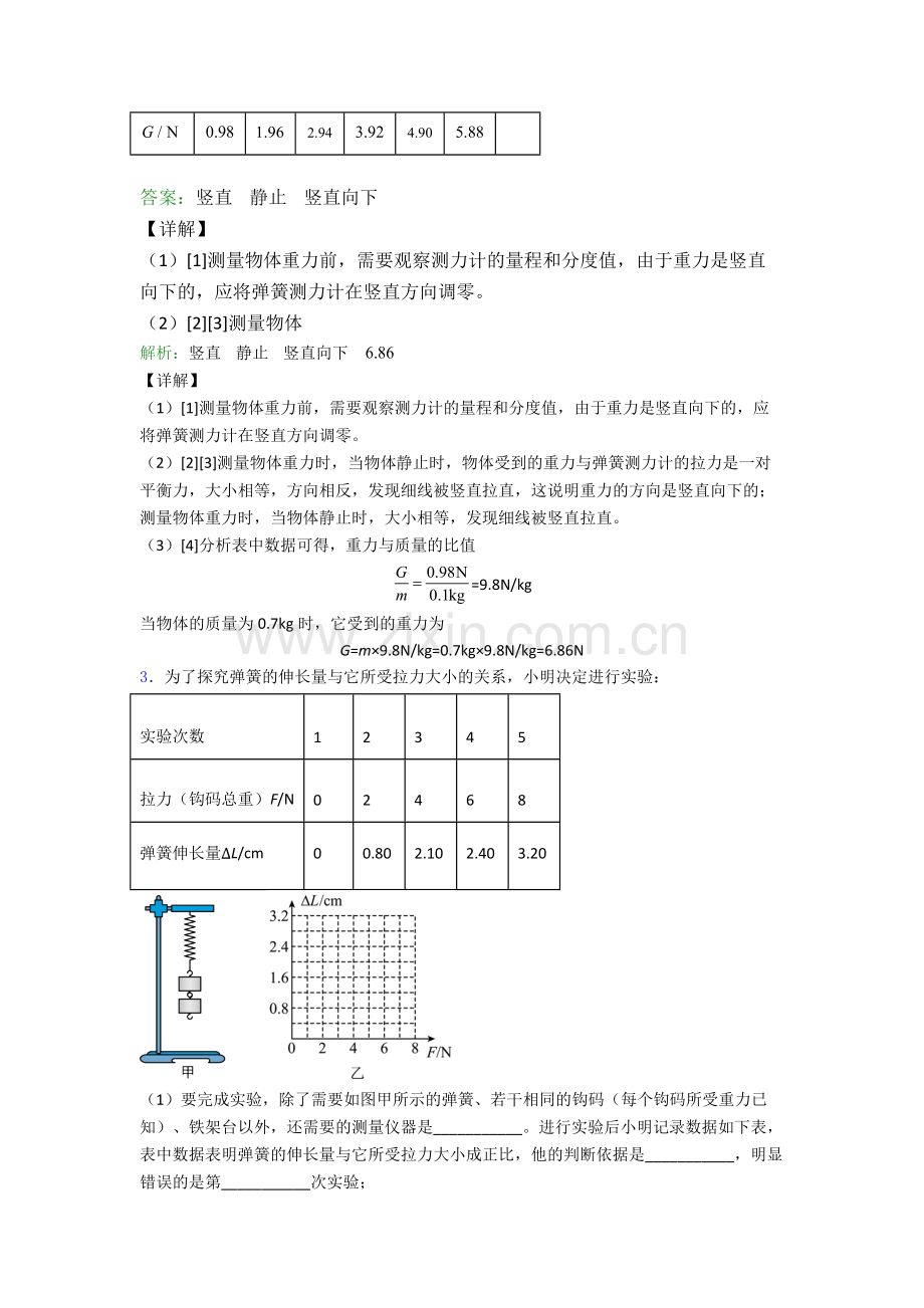 物理八年级下册物理实验题试卷(提升篇)(Word版含解析).doc_第3页