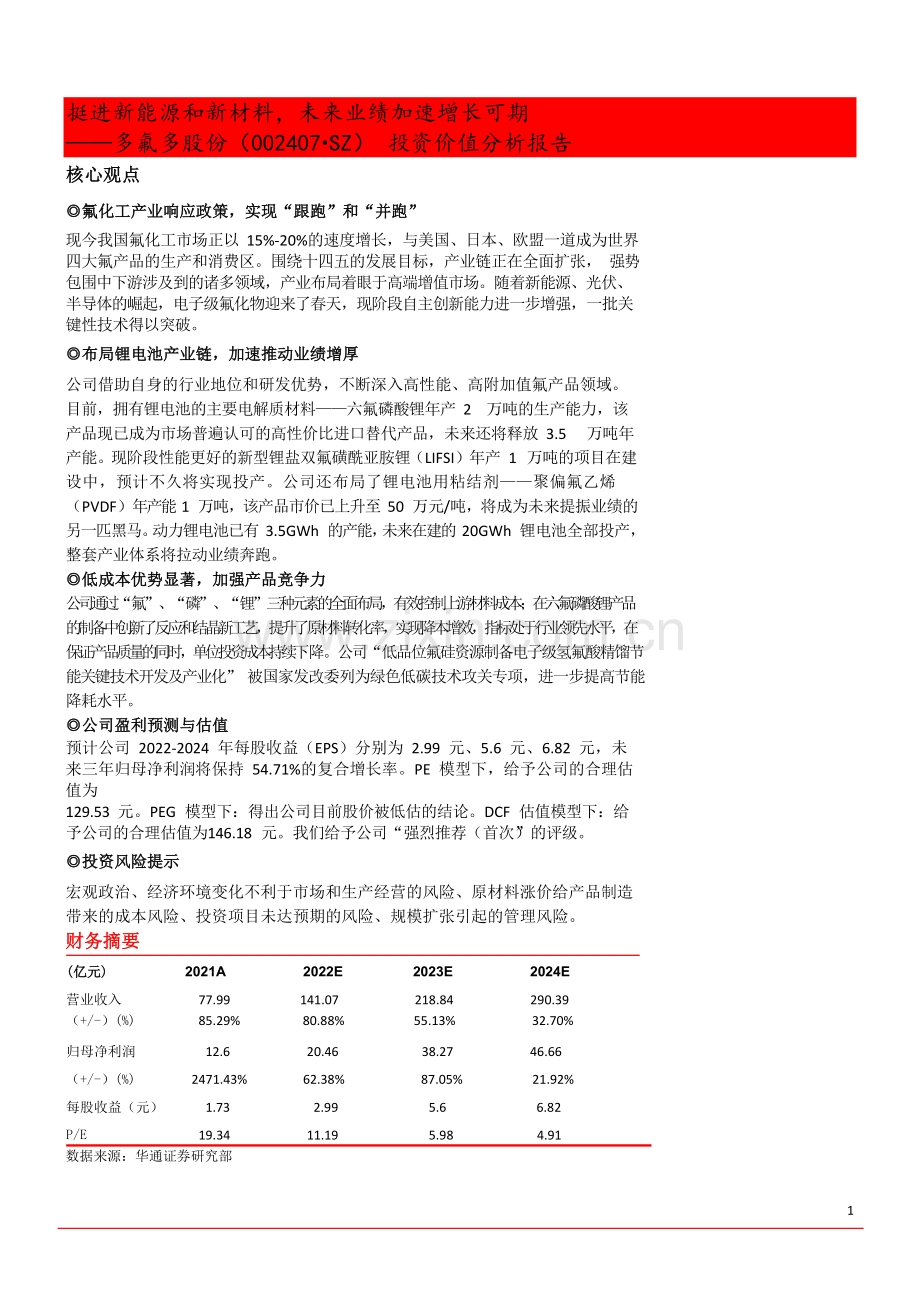 多氟多股份新能源材料发展分析.docx_第2页