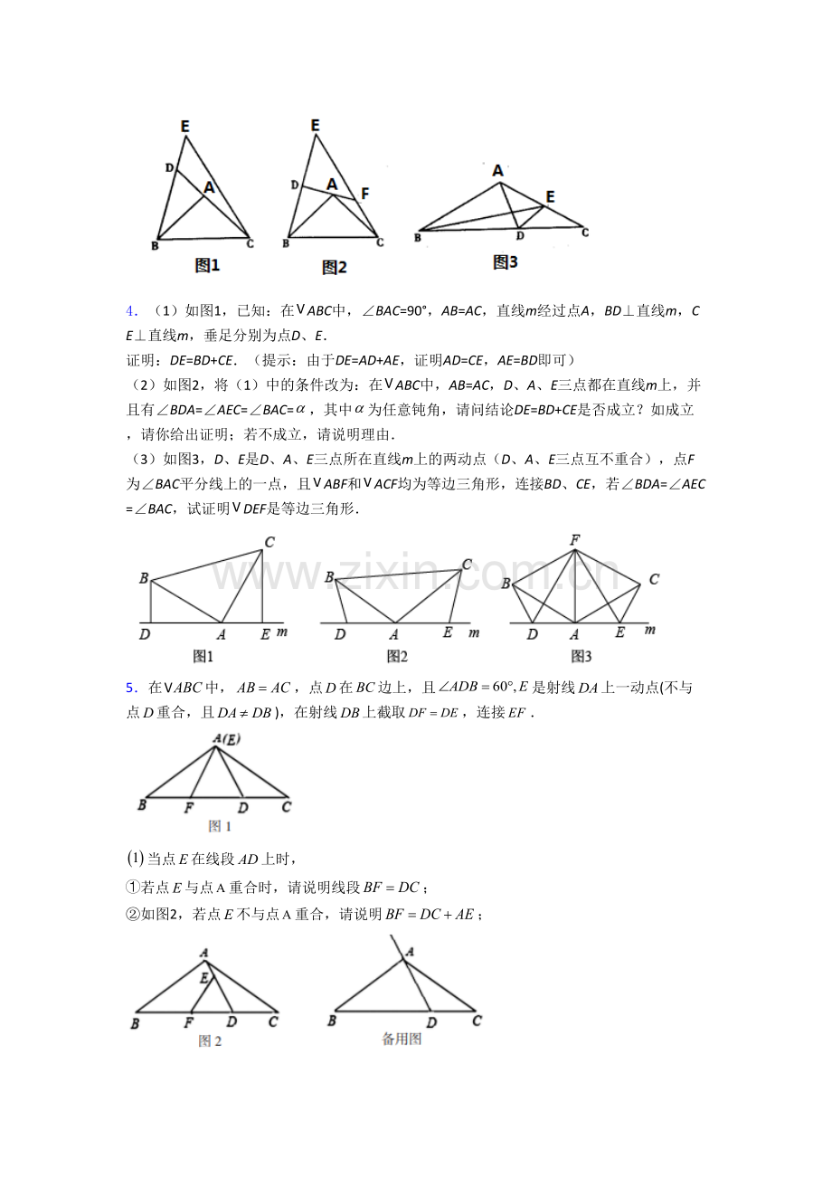 八年级上册压轴题强化数学试卷带解析(一).doc_第3页