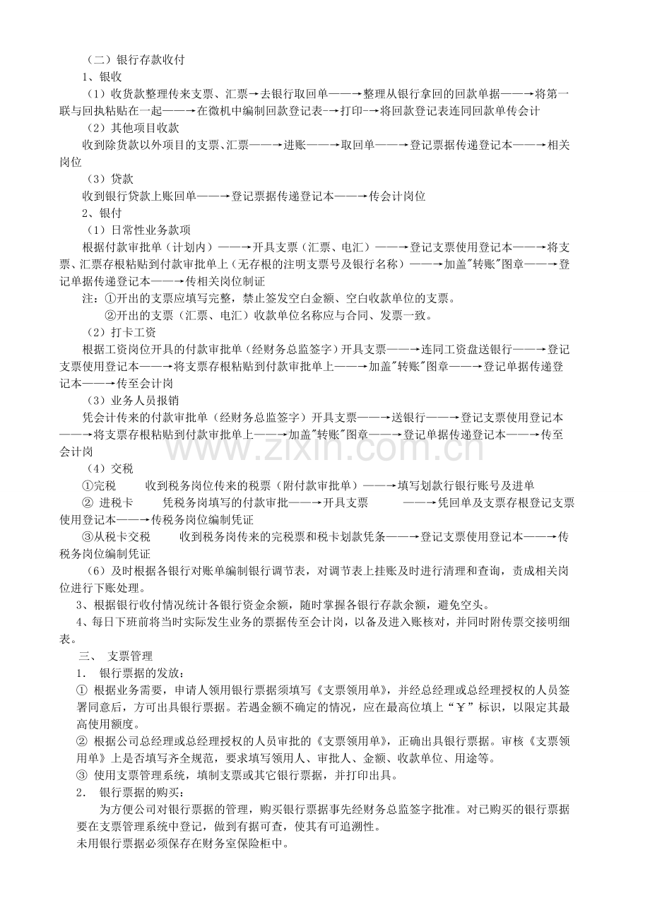 出纳岗位工作职责.doc_第2页