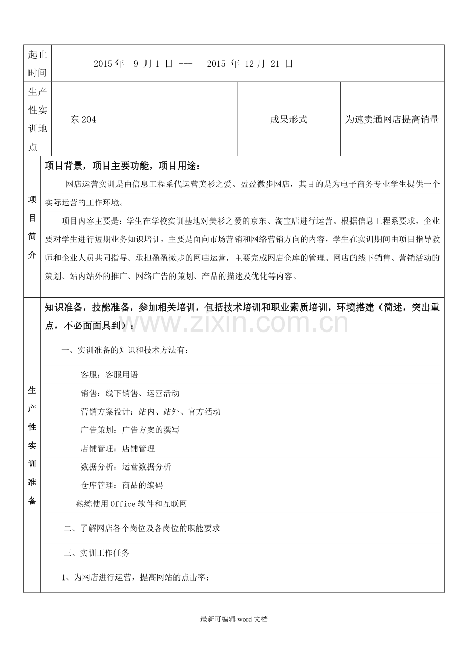 网店运营实训总结.doc_第2页