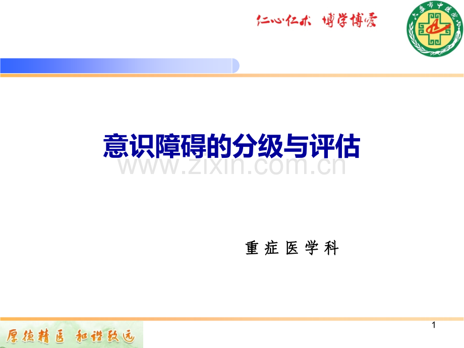 意识障碍的分级与评估.ppt_第1页