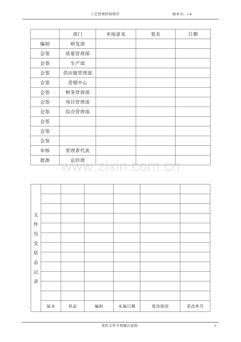 工艺管理控制程序.doc_第2页