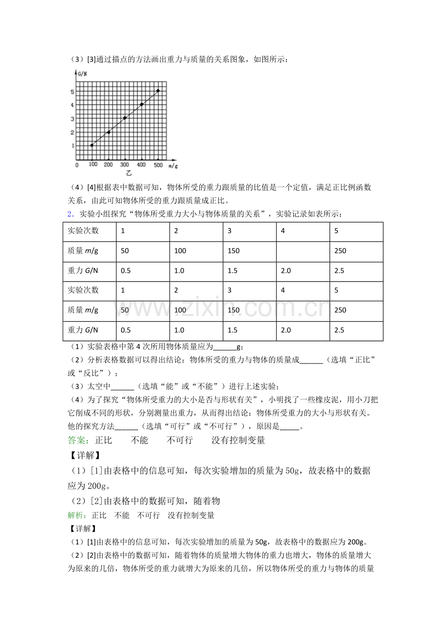 人教版八年级物理下册实验题试卷达标检测卷(Word版含解析).doc_第2页