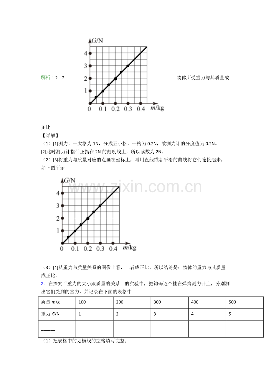 人教版部编版八年级物理下册实验题试卷测试卷(word版-含解析).doc_第3页