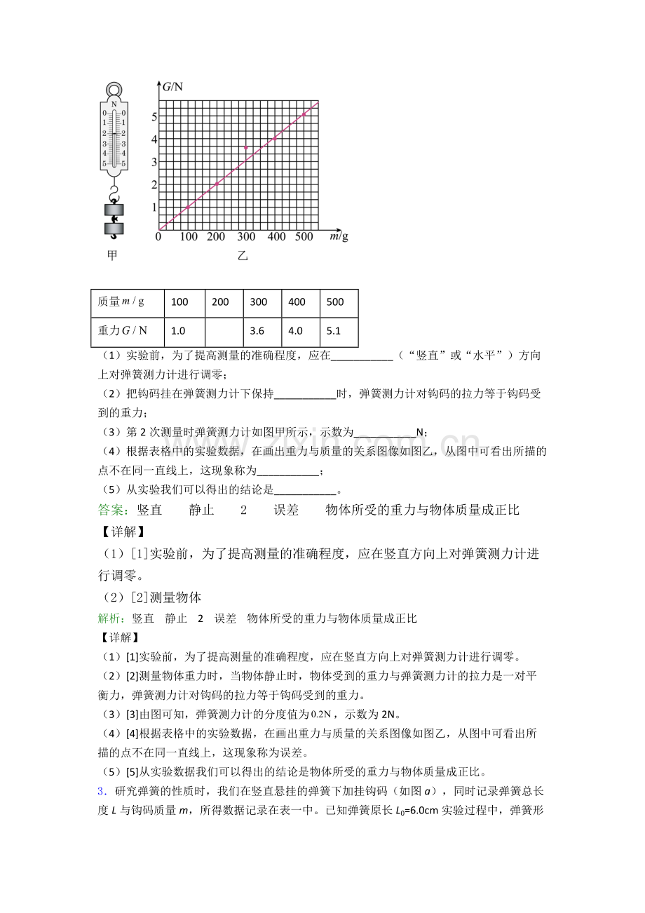 人教版八年级下册物理内江物理实验题试卷测试卷(含答案解析).doc_第3页