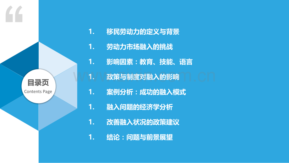 移民劳动力市场的融入问题研究.pptx_第2页