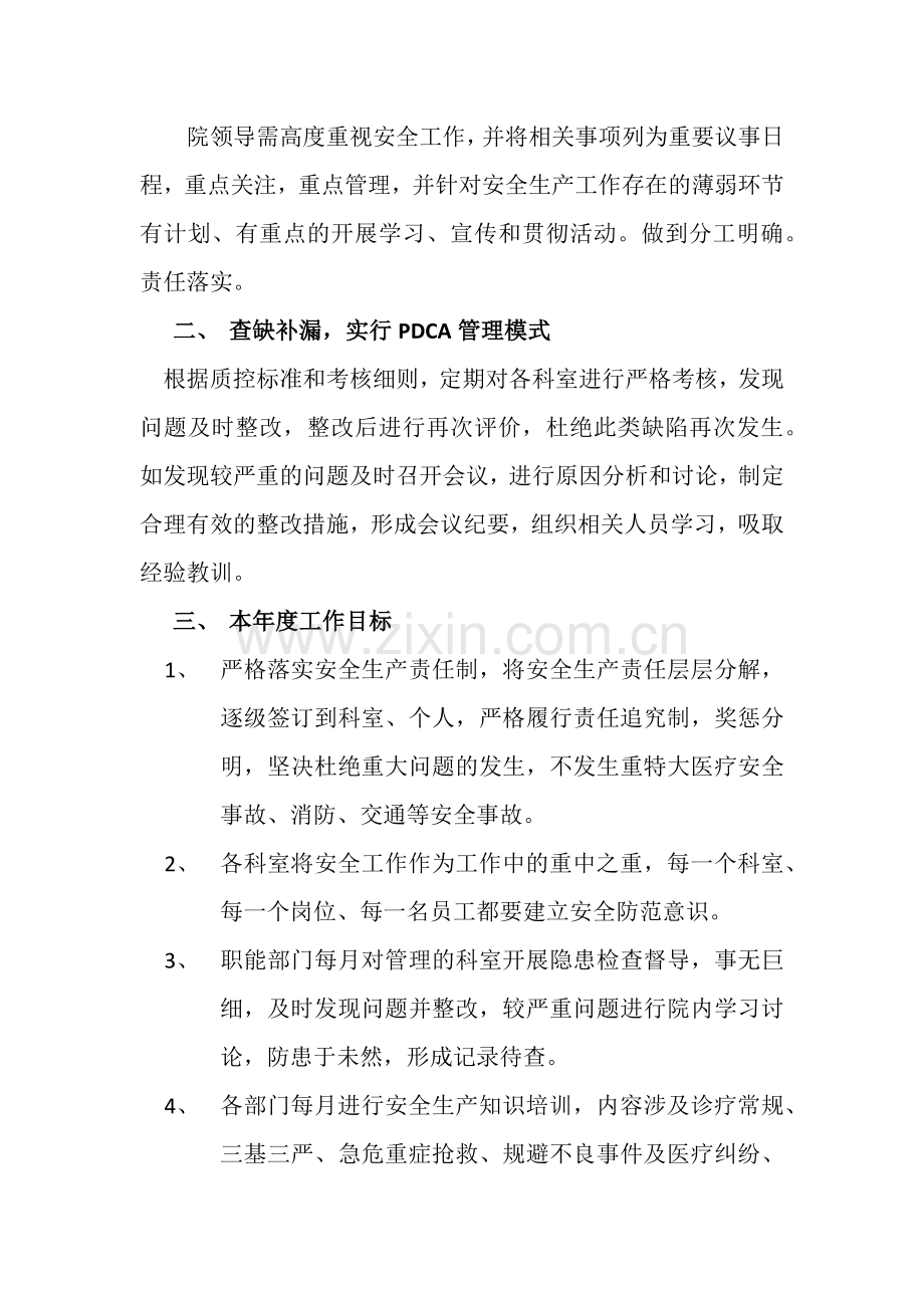 医院年度安全生产工作计划.docx_第2页