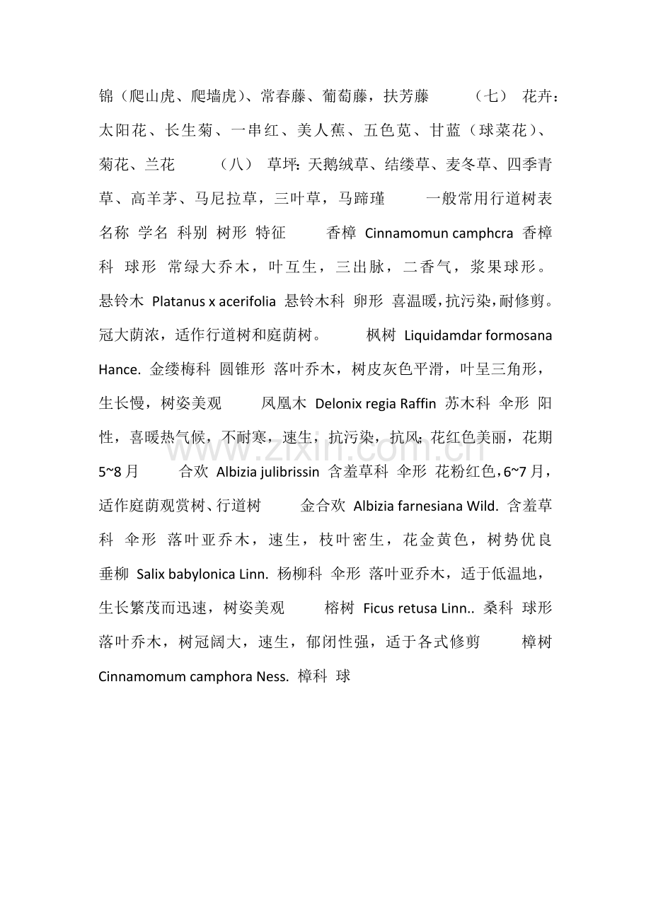 常见绿化树种分类大全.docx_第2页