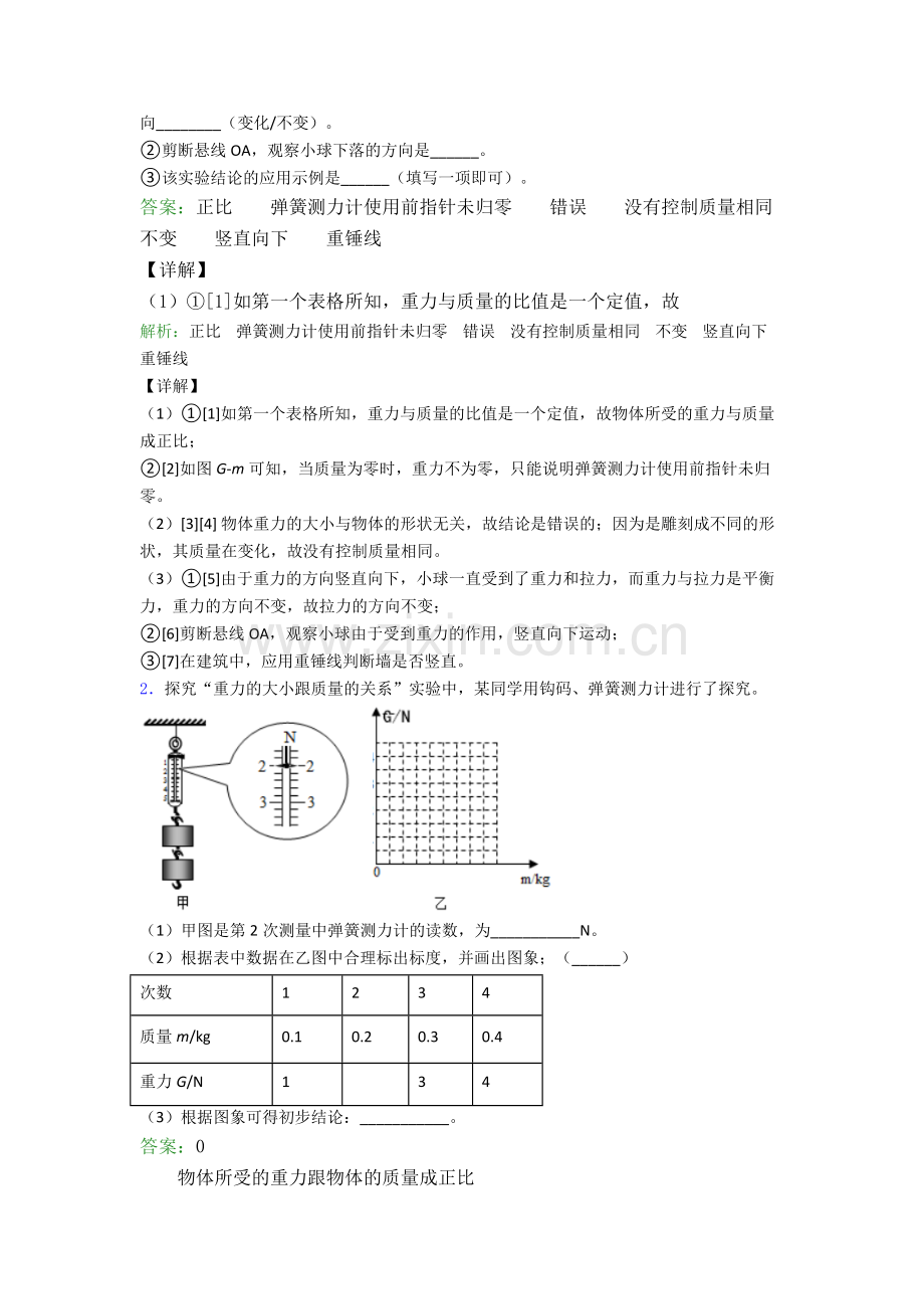 八年级下册物理实验题试卷复习练习(Word版含答案).doc_第2页