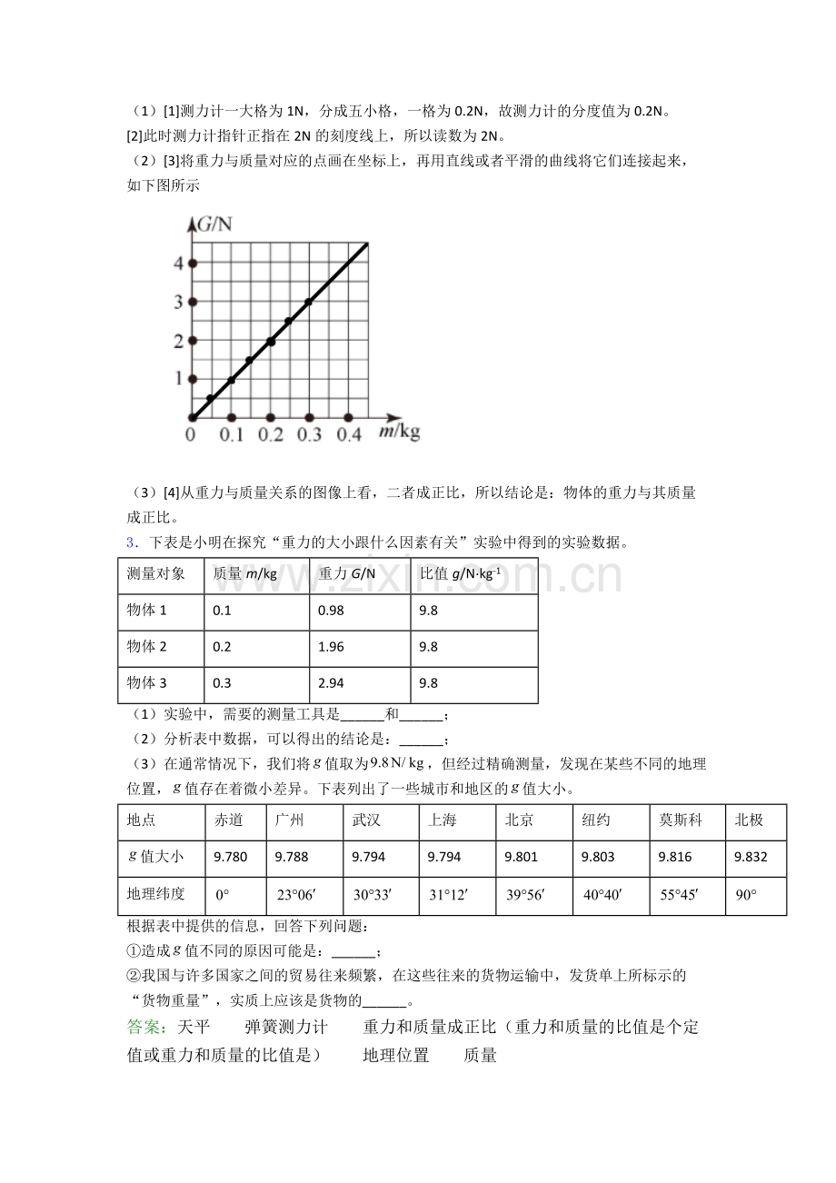 物理八年级下册物理实验题试卷专题练习(解析版).doc_第3页