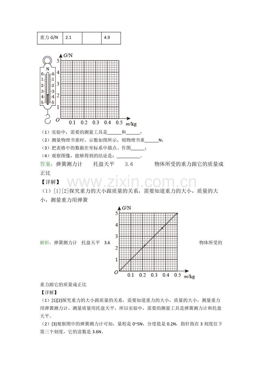 人教版部编版八年级下册物理实验题试卷复习练习(Word版含答案).doc_第2页