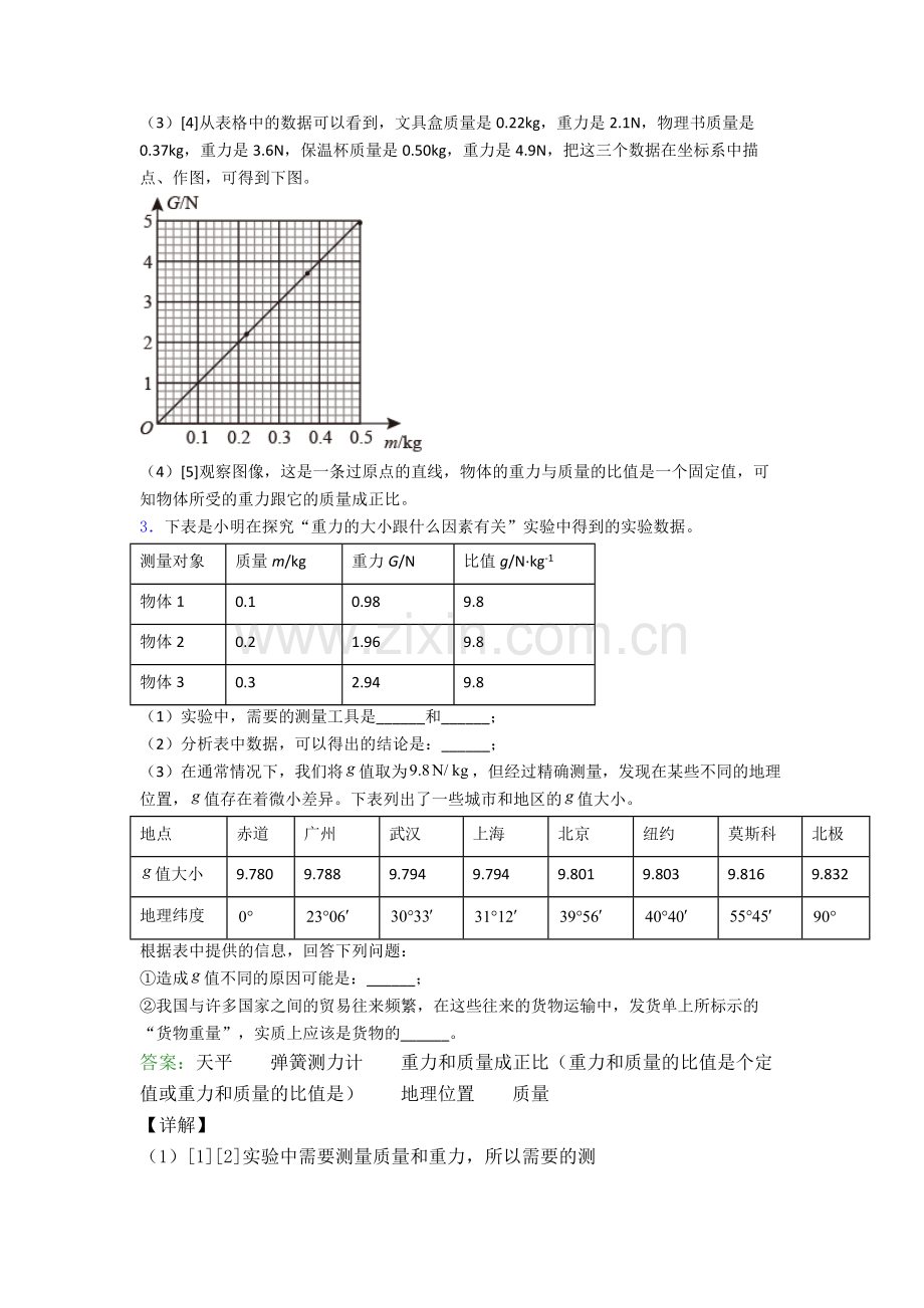 人教版部编版八年级下册物理实验题试卷复习练习(Word版含答案).doc_第3页