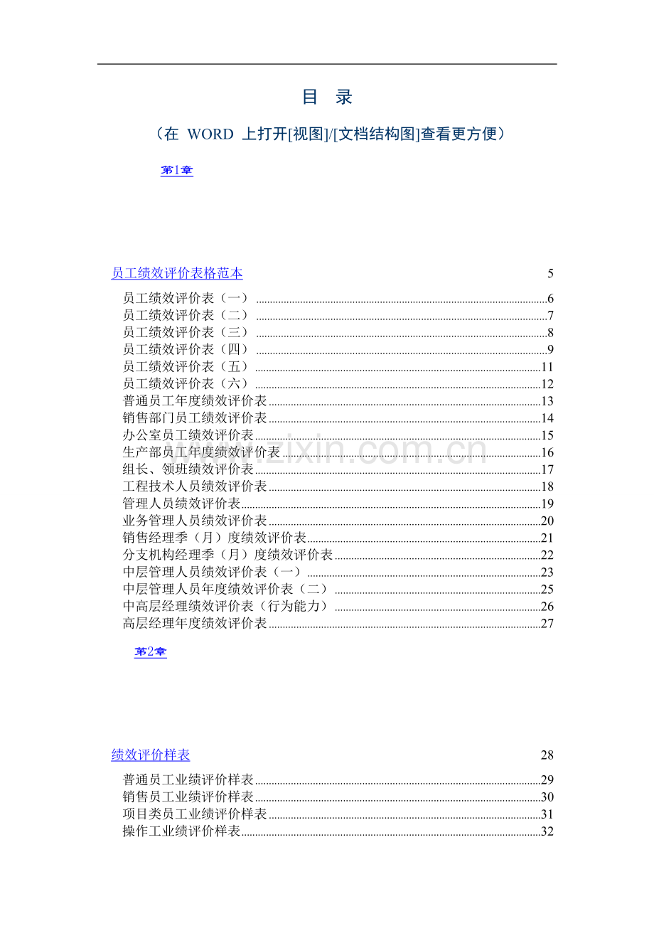 全套企业绩效考核表格及方案范本.pdf.doc_第2页