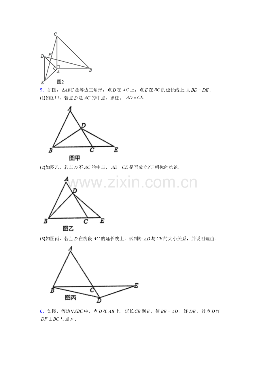 人教版八年级上册压轴题模拟数学检测试卷[002].doc_第3页