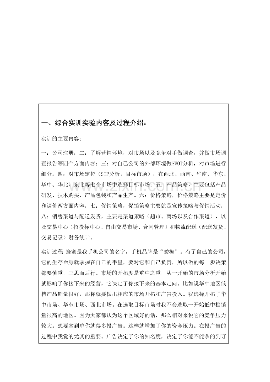 市场营销模拟实训报告.docx_第2页