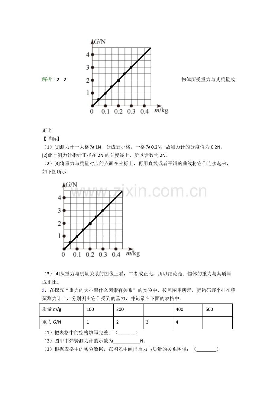 人教版物理八年级下册物理实验题试卷检测题(Word版含答案).doc_第3页