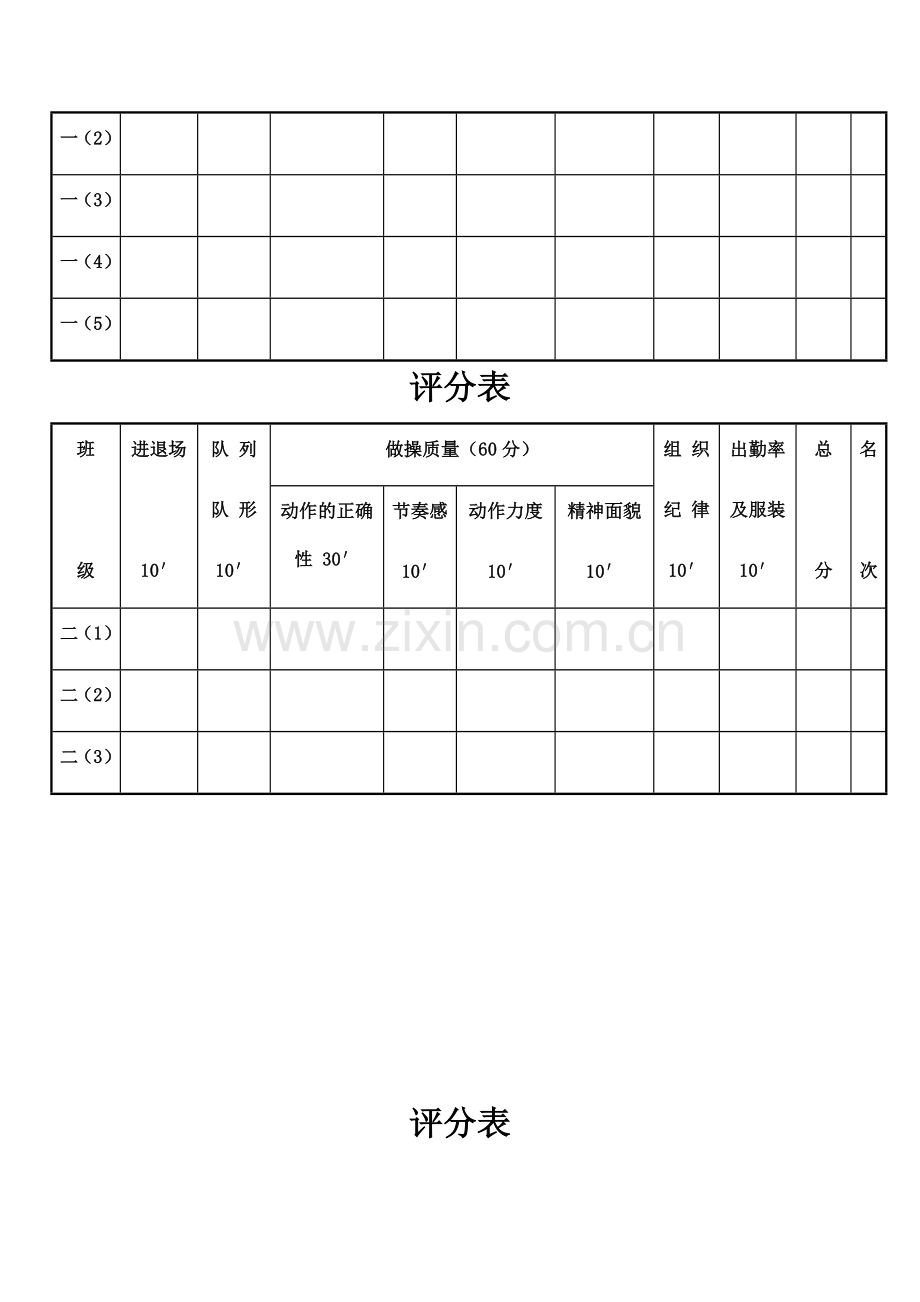 广播体操比赛评分表.docx_第2页