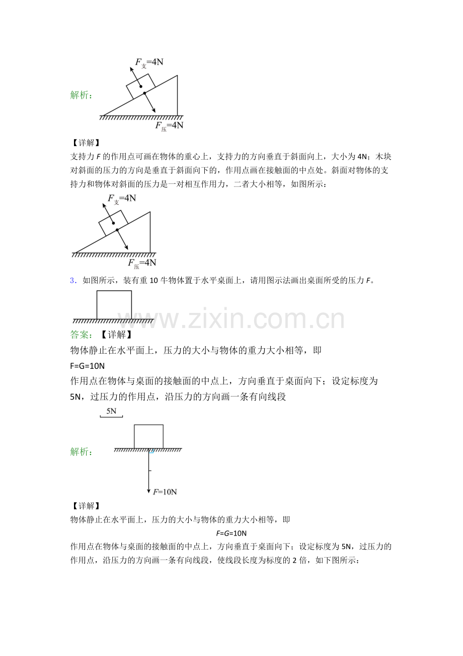 人教版八年级下册物理作图题试卷培优测试卷.doc_第2页