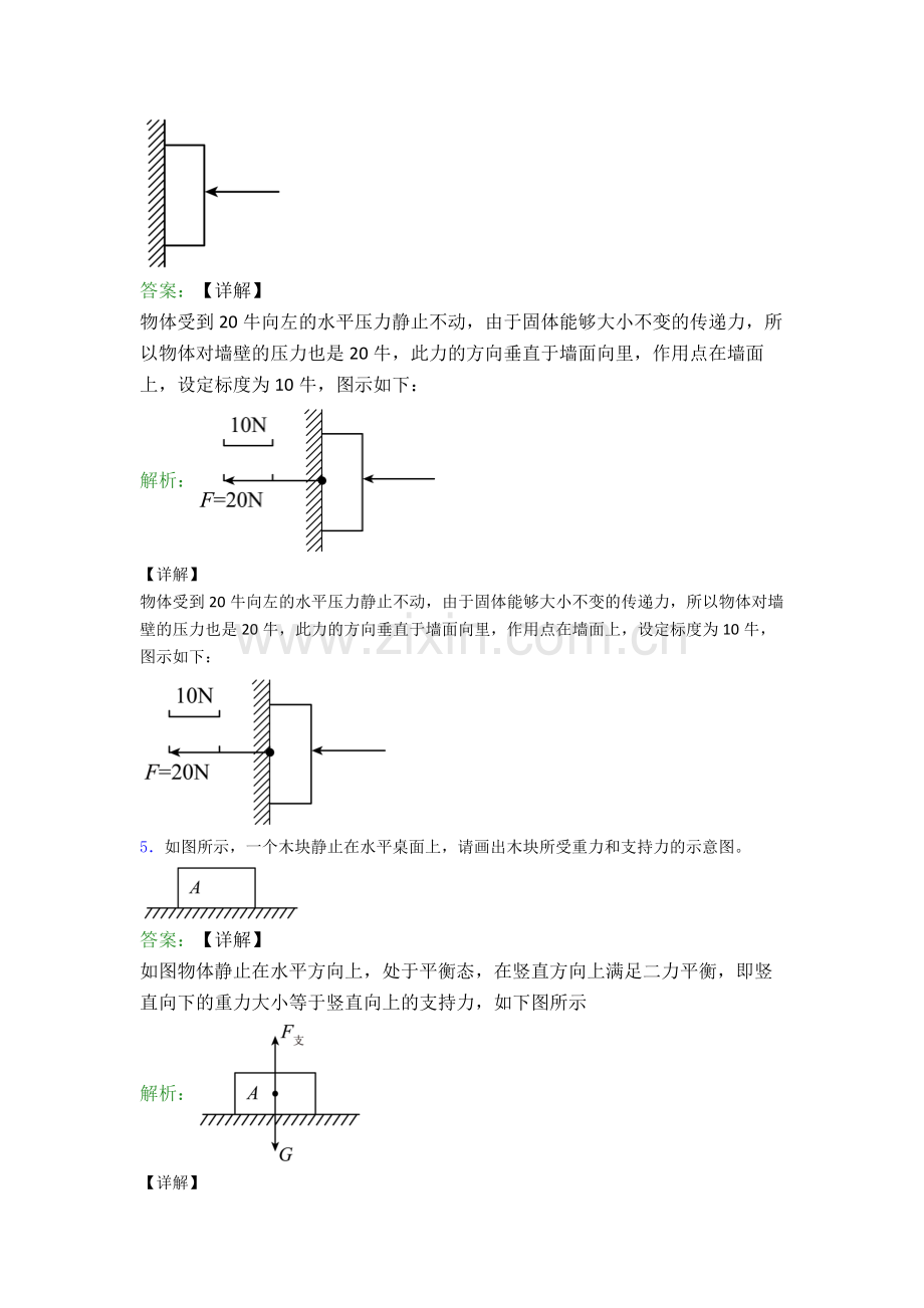 人教版八年级下册物理宜春物理作图题试卷(Word版含解析).doc_第3页