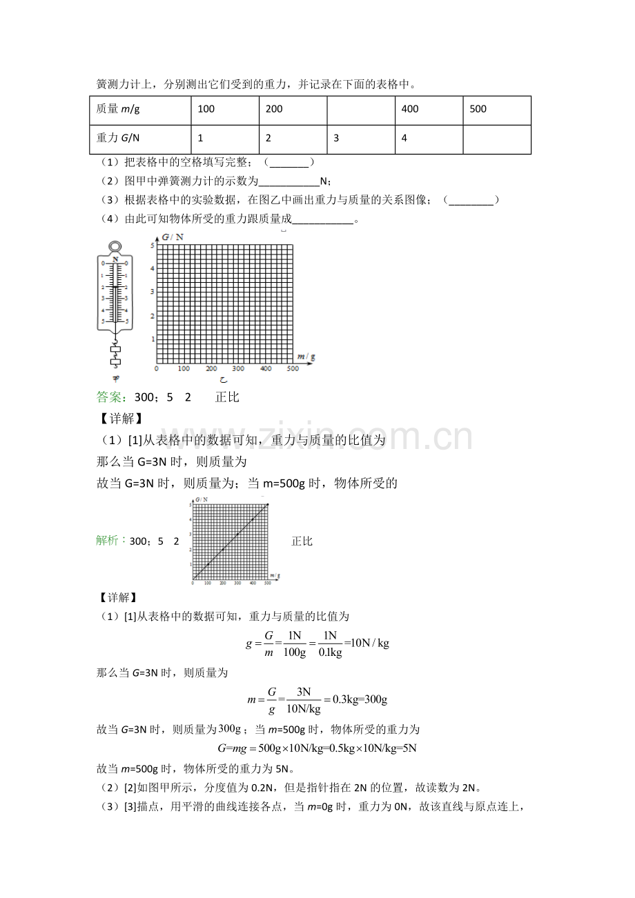 人教版物理八年级下册物理实验题试卷检测(提高-Word版含解析).doc_第2页